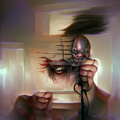 Sinister Self Punishment in Rutkowski Style