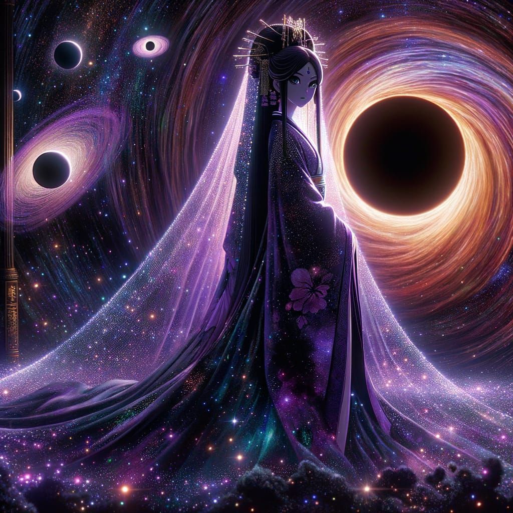 Cosmic Goddess of the Black Hole, Classical Animation Style