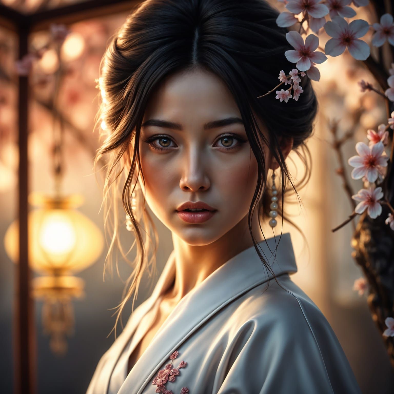 Oriental Beauty in Shimmering Jasmine Nights