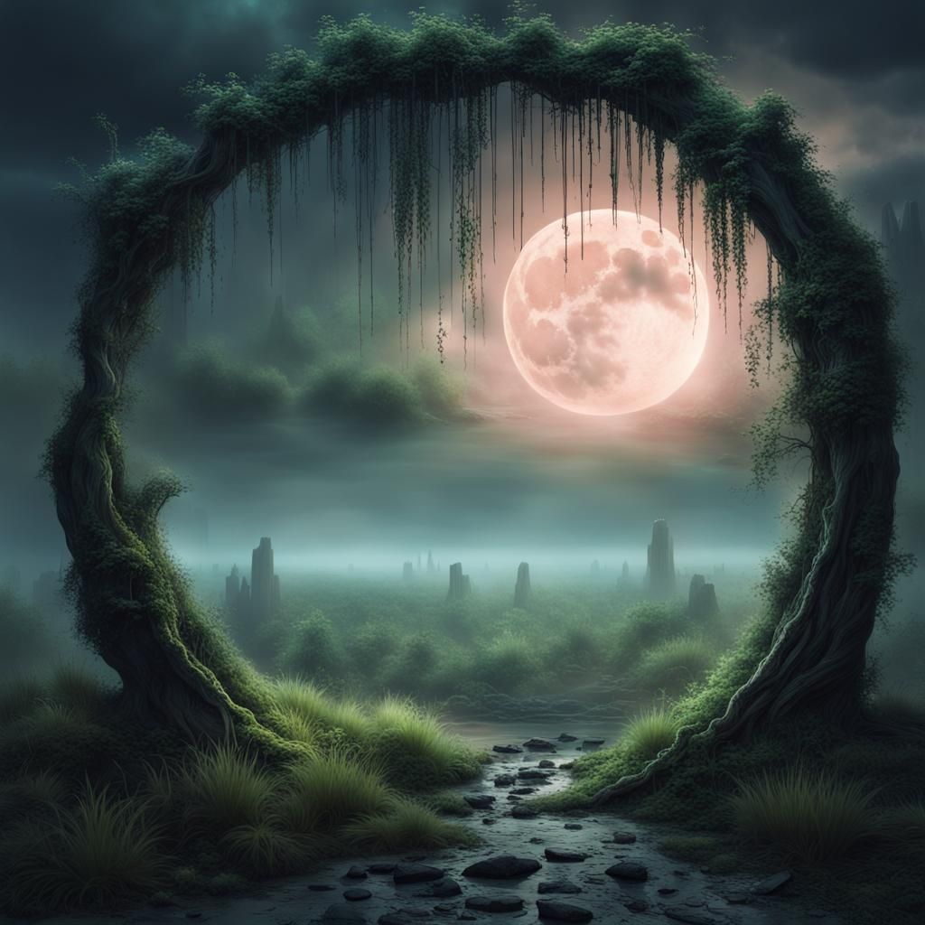 Mystical Portal Plants to Another World