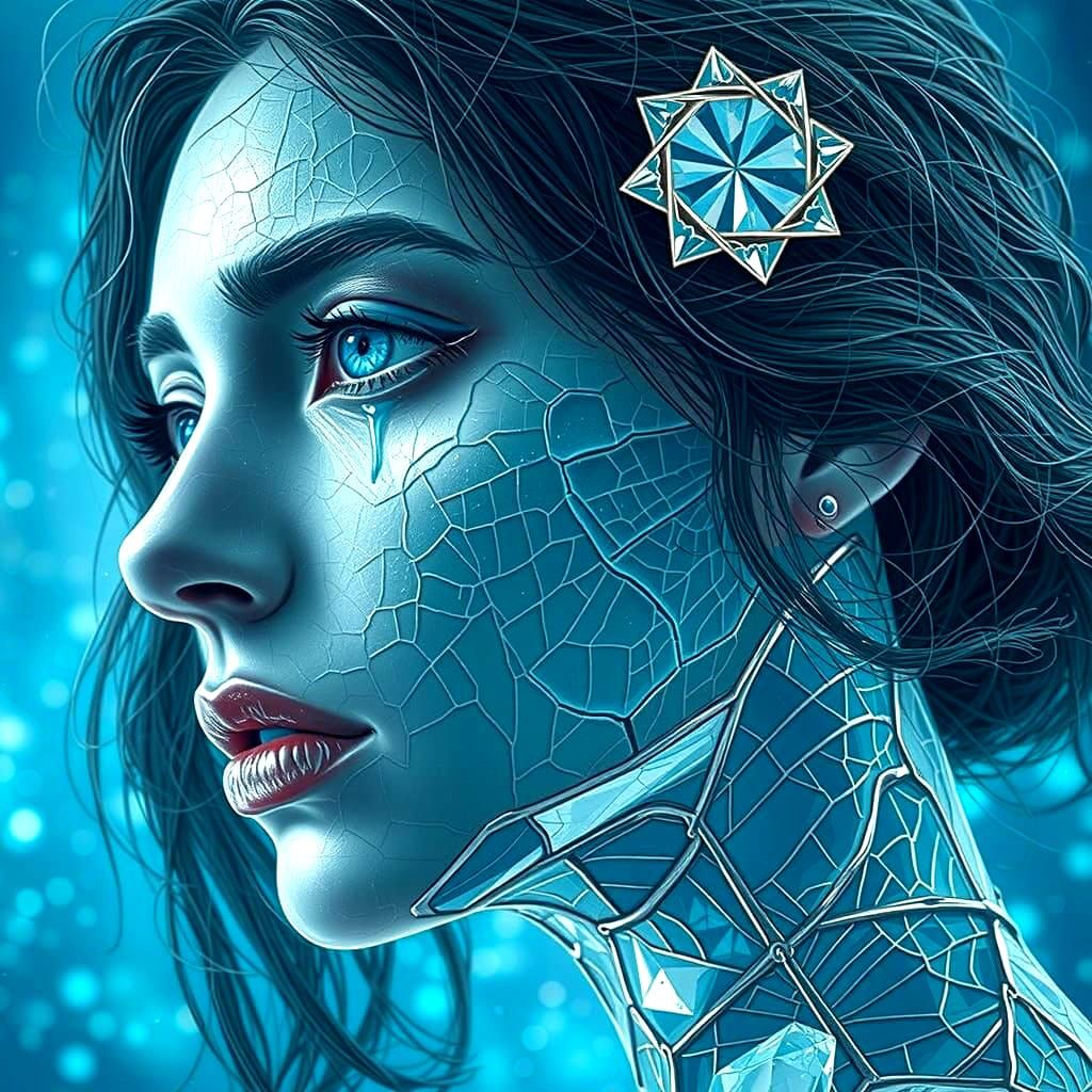 Crystal Beauty in Fragile Tears