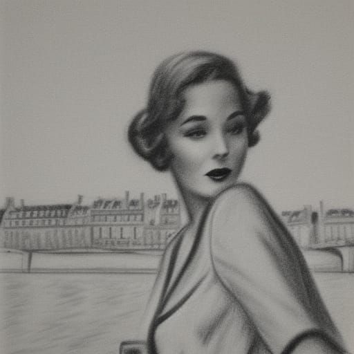 Woman, 1950's  style.