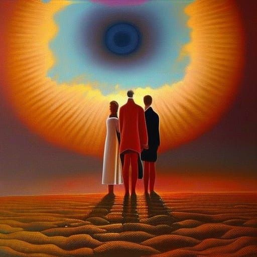 Surreal Summer Morning in Deserted Landscapes