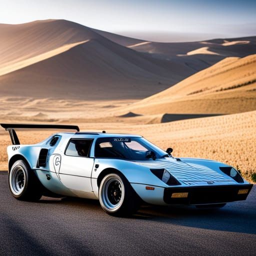 Lancia Stratos Rally Car