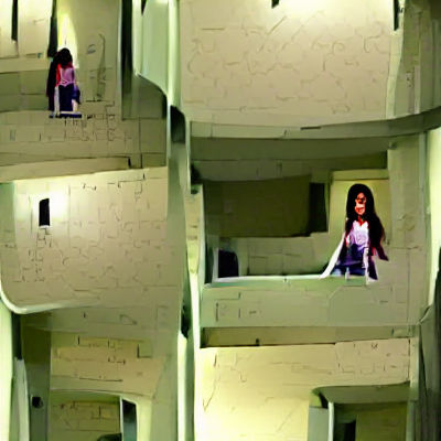 Dystopian Cityscape in Cyberpunk Style