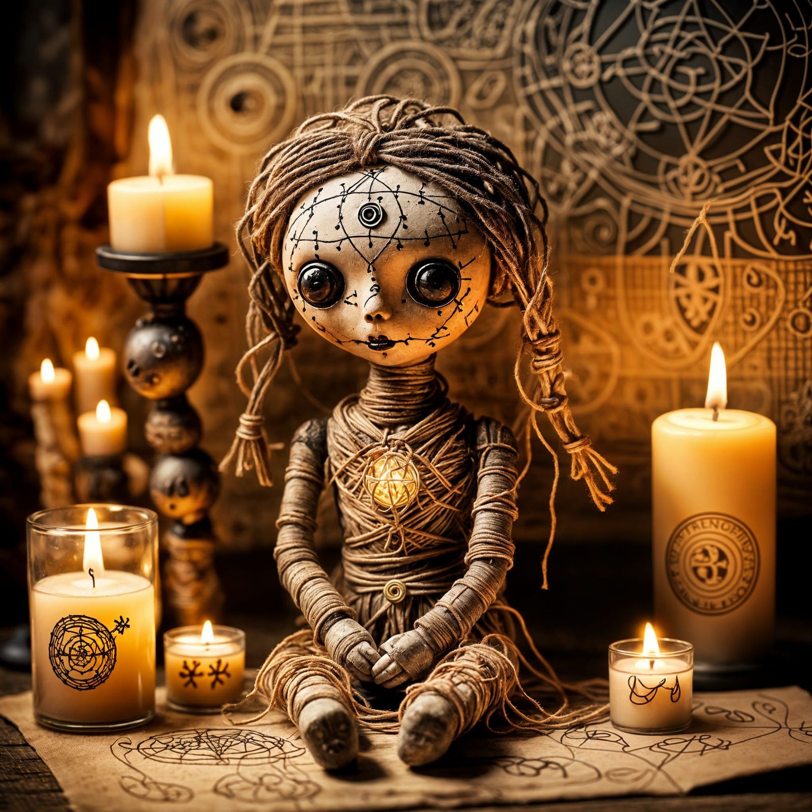 Mystical String Voodoo Doll