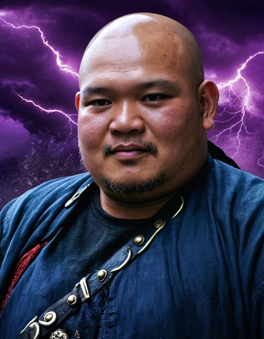 Pirate Captain in Stormy Seas: Hyperrealistic Splash Art