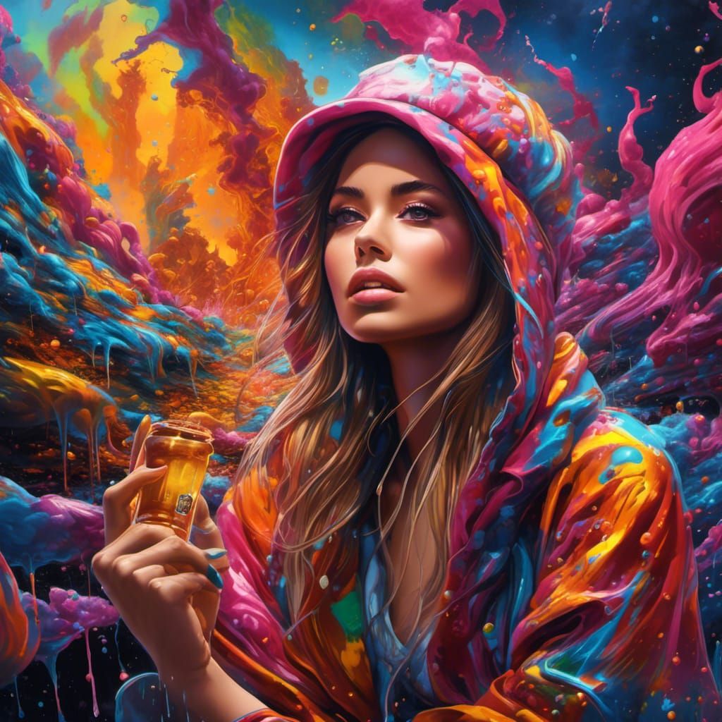 Gorgeous Women Contemplating Life in Healing Background