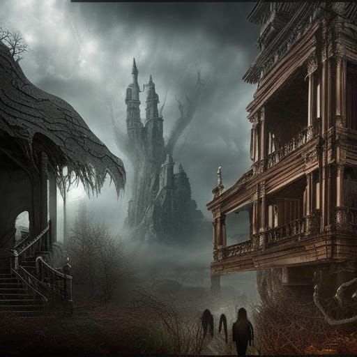 Anatidaephobia Horror in Digital Matte Painting