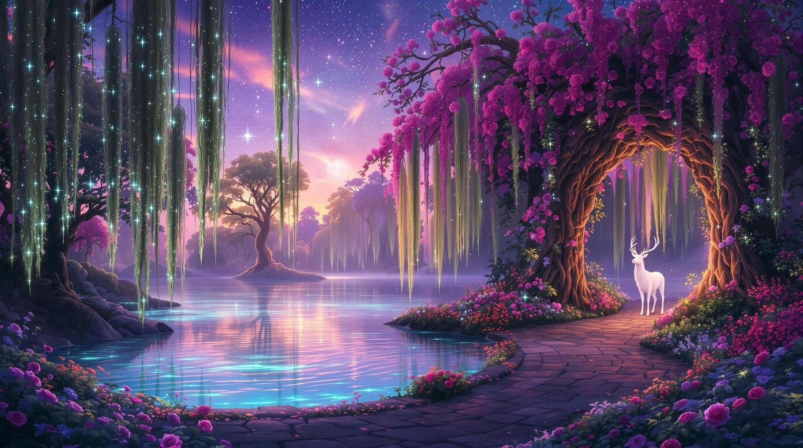 Enchanted Forest at Twilight
