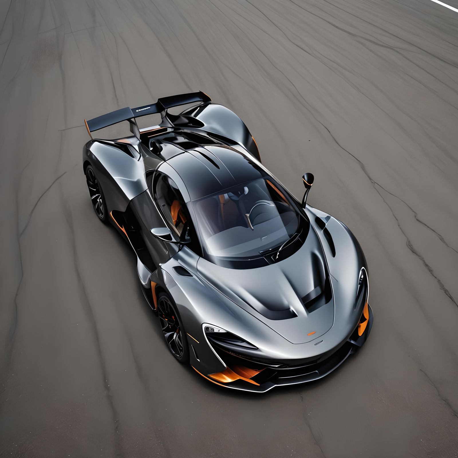Futuristic McLaren Hypercar with Central Driving Position