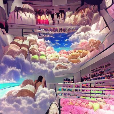 Ethereal Cloudscape in Pastel Colors