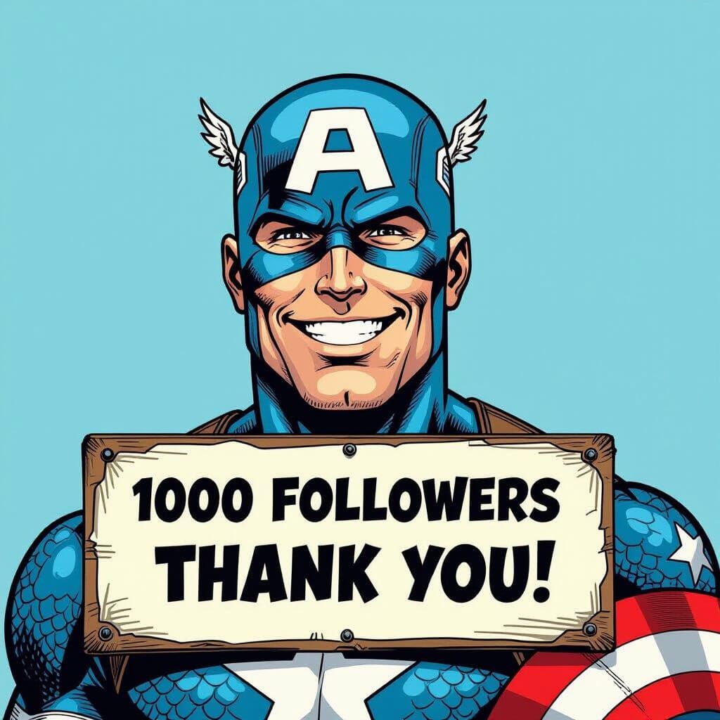 Captain America Celebrates Followers in Comic Art