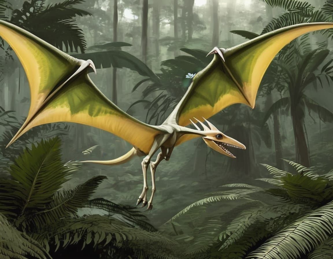 Dark Green Forest Landscape