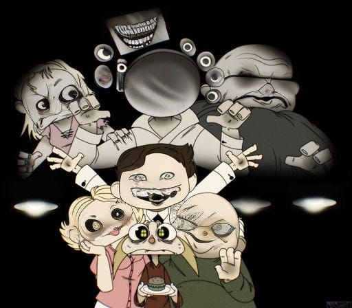 Minimalist Creepy Image Evokes Unsettling Atmosphere