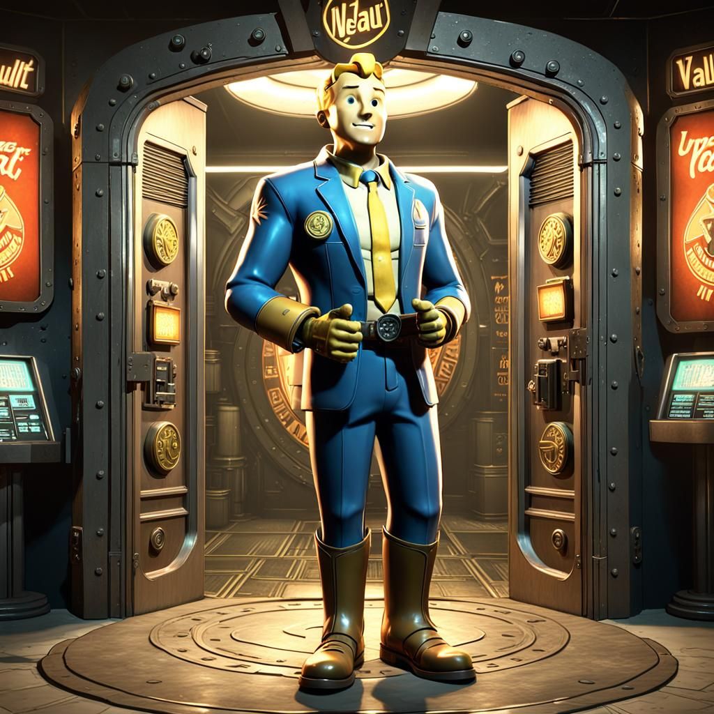 Vault Boy Celebrates Nuka Cola Opening Day