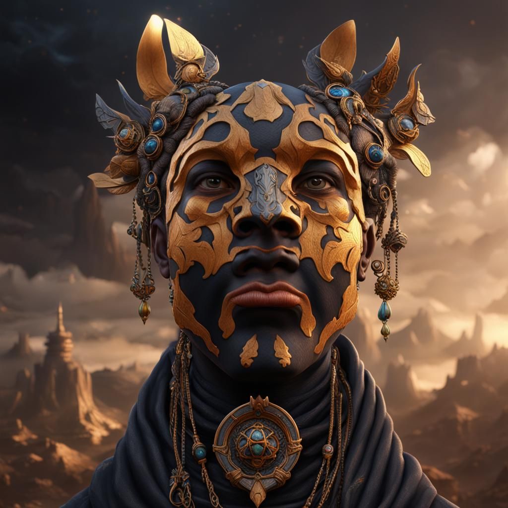 Detailed Matte Painting: Face Retouch and Jewelry Removal