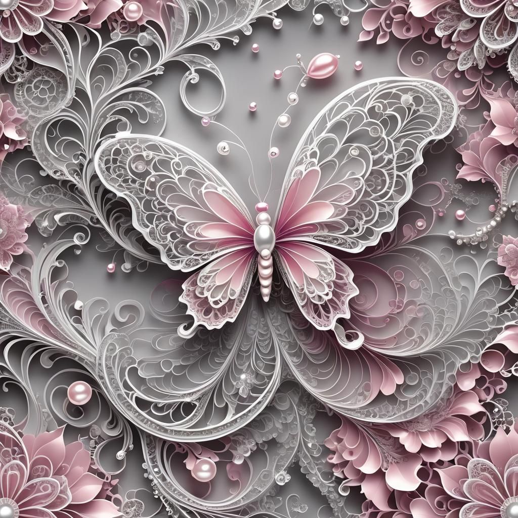 pink butterfly