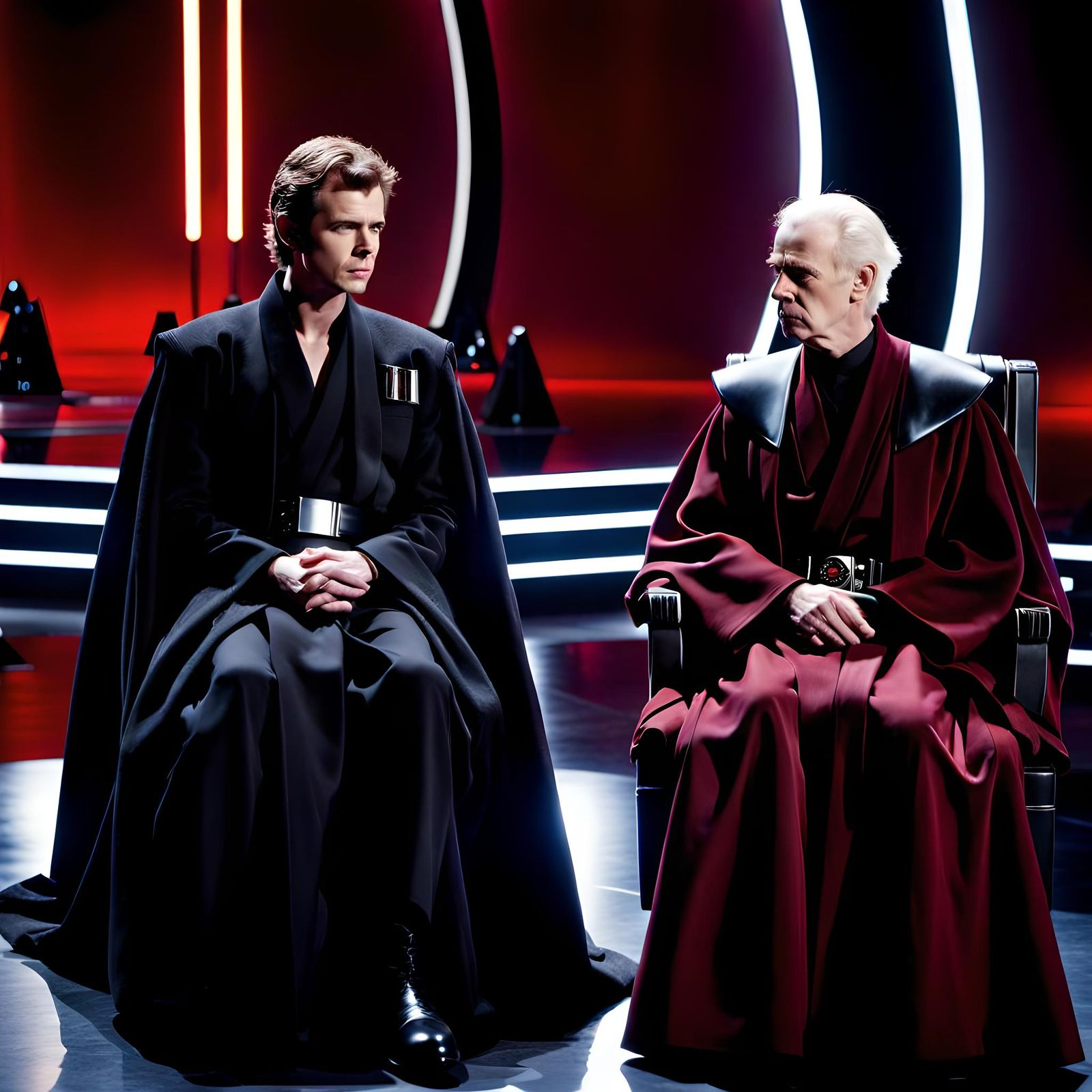 Anakin and Palpatine at the Galactic Opera