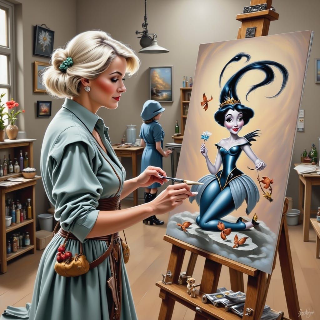 <lora:Disney Art Flux:1.0>