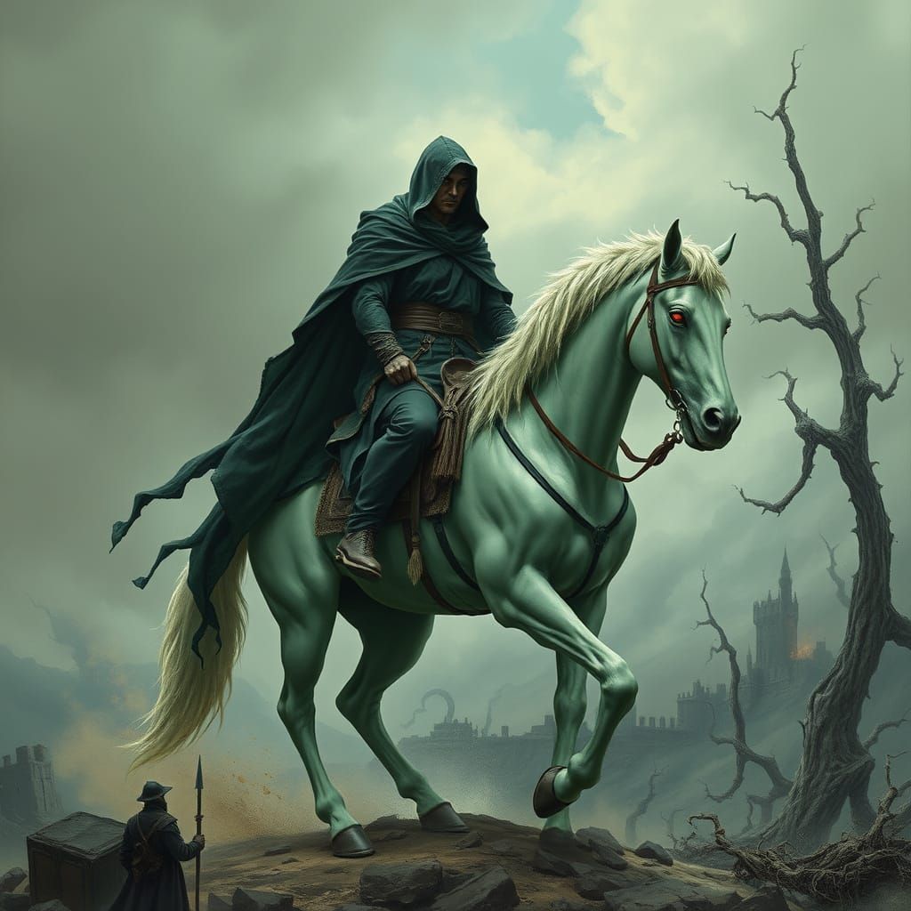 Dark Horseman of the Apocalypse Rides