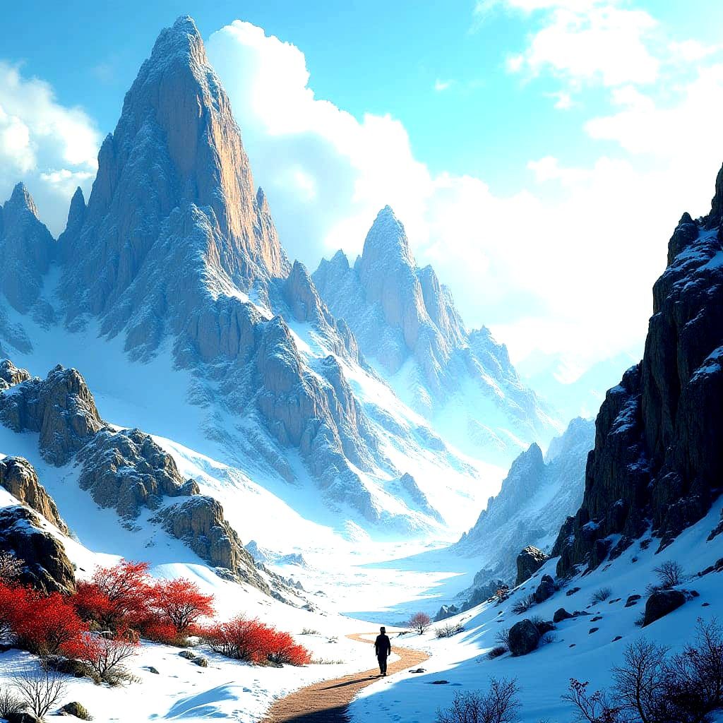 Majestic Fantasy Peaks