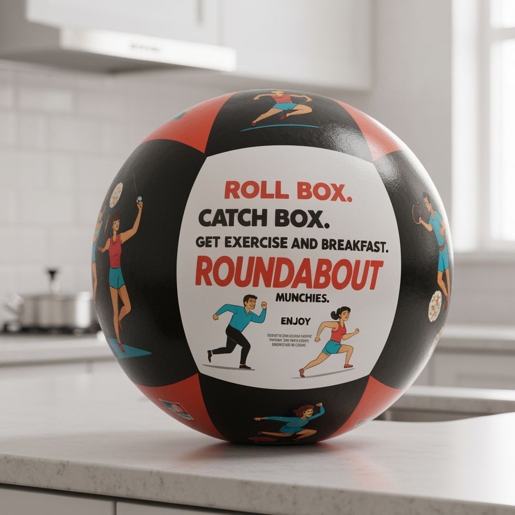 Round Cereal Box Promotes Fun & Exercise
