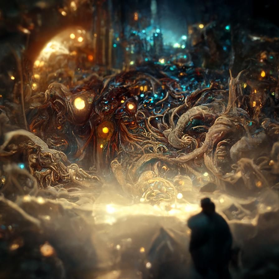 Azathoth's Nightmare: An Epic Digital Painting