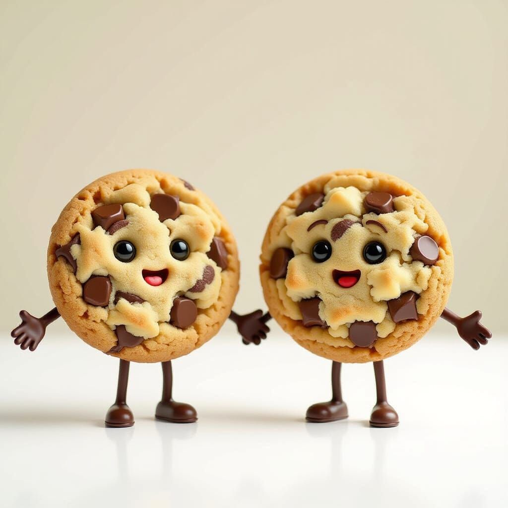 Whimsical Cookies with Arms and Legs Come to Life