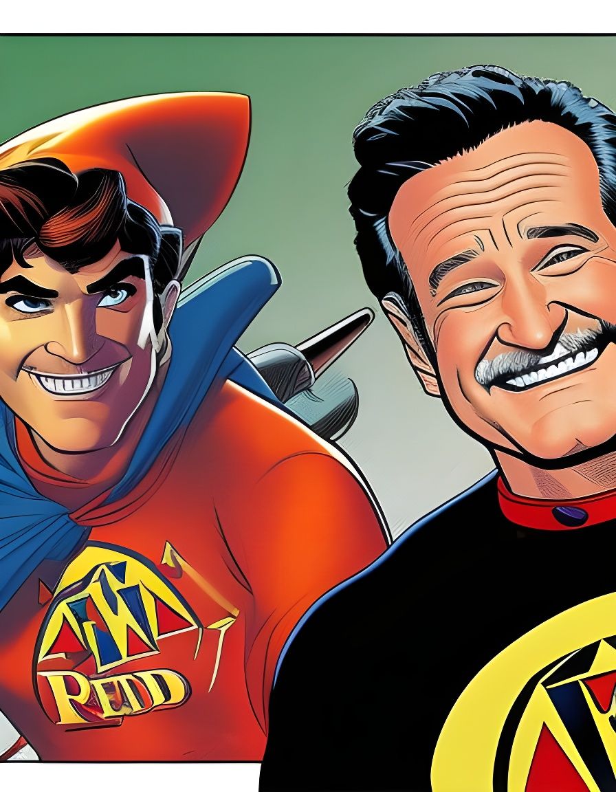 Man in Zelda Shirt Smiling, Comic Book Art