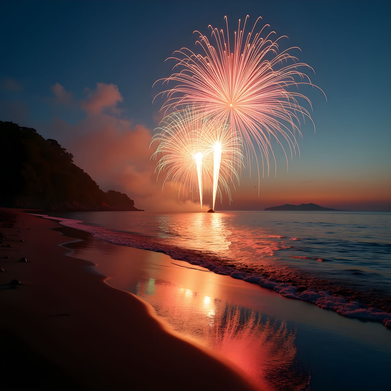 Mesmerizing Fireworks Video: Nishiki Willows and Crown Broca...