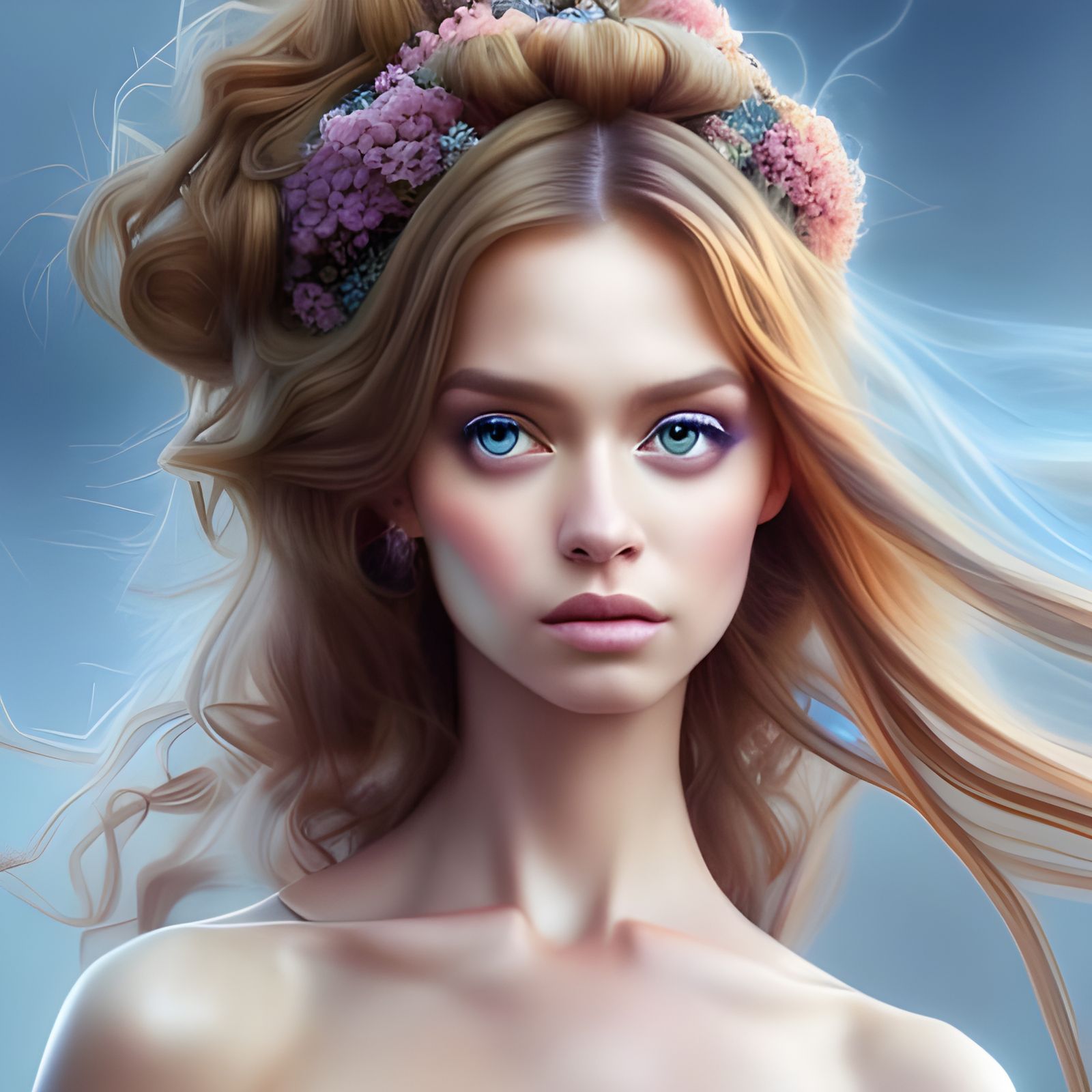 Detailed Portrait of a Gorgeous Princess