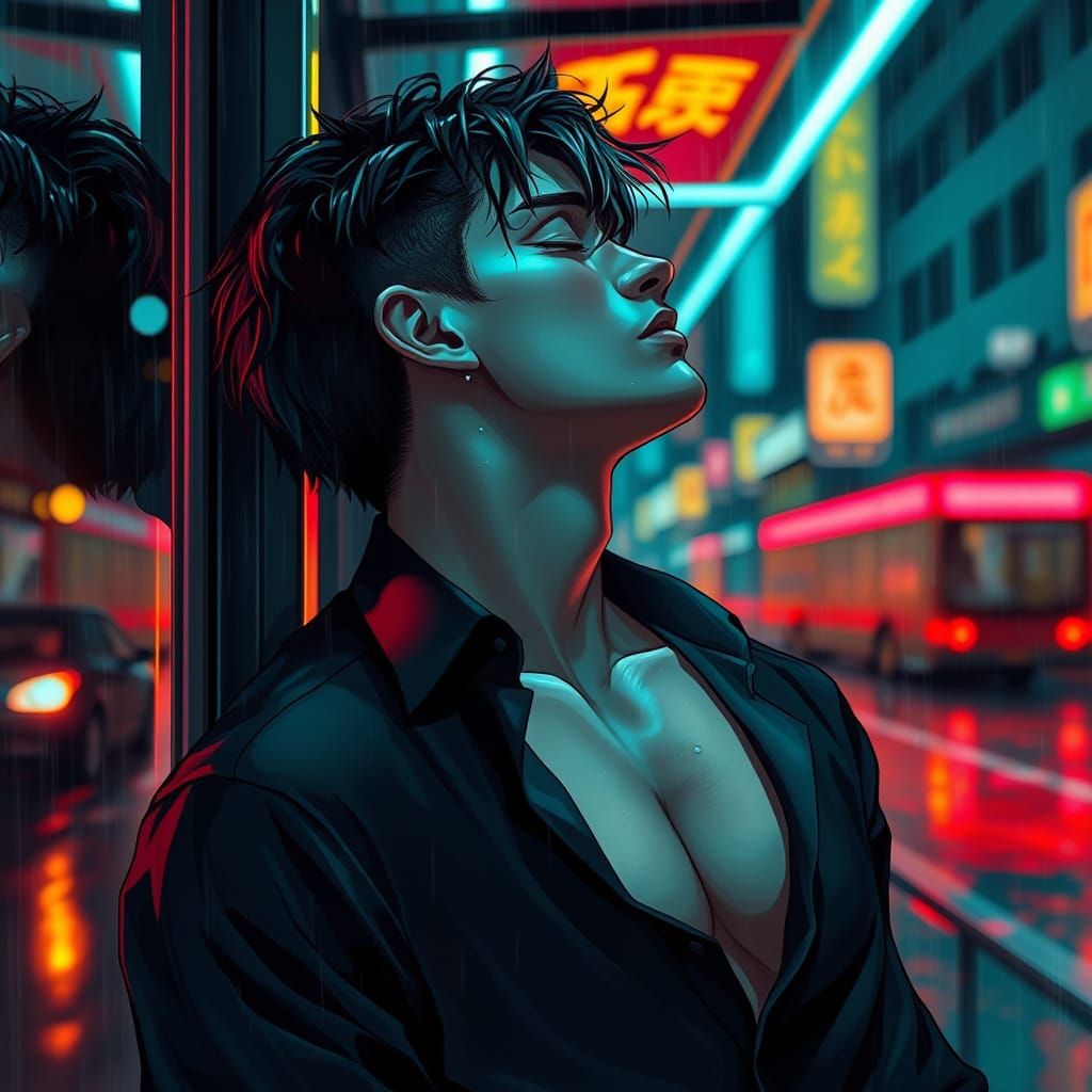 Seductive City Night, Anime-Inspired