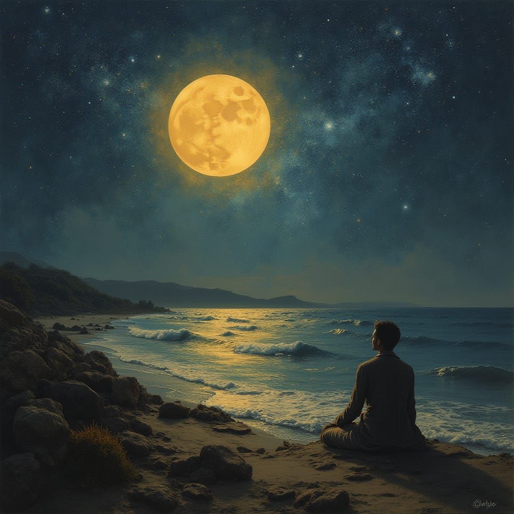 Moonlit Confession Underneath the Stars