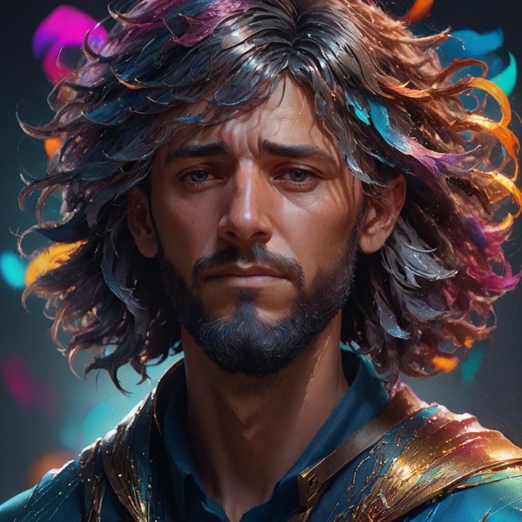 Detailed Portrait in Artstation Style