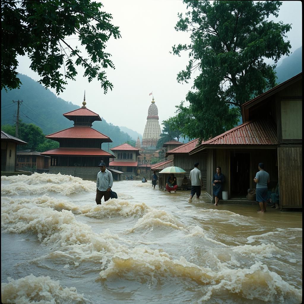 Kathmandu Valley Flooding: Cinematic Monsoon Drama