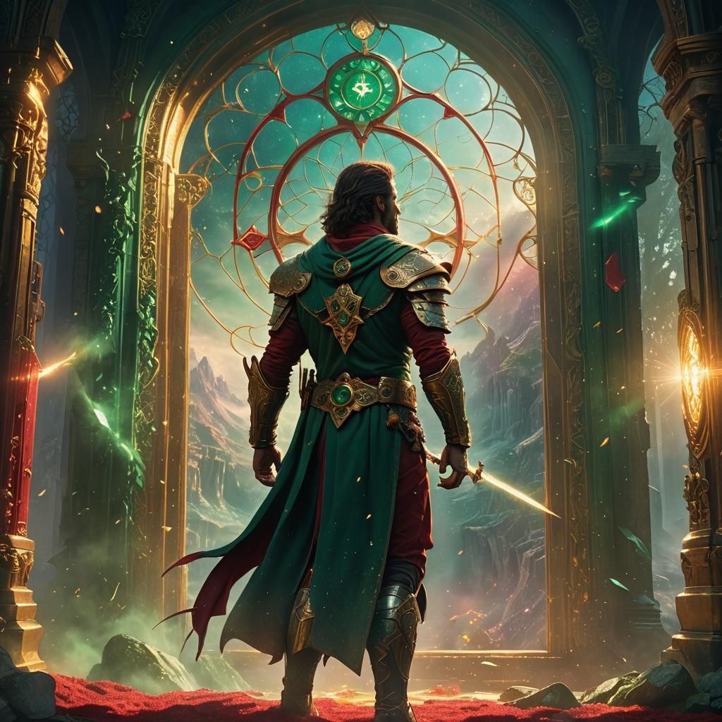 Invincible at Magic Window: Fantasy Concept Art