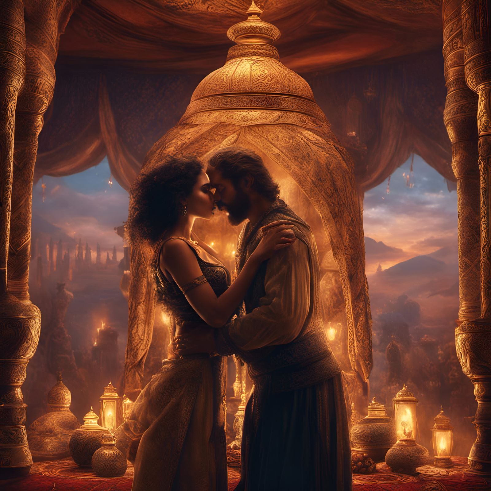 The seduction of King Soloman