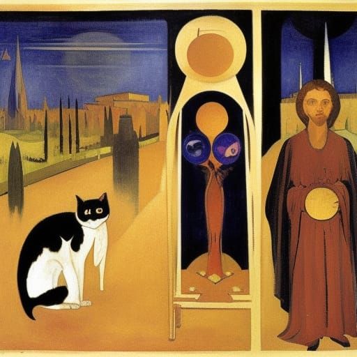 Vampire Lord in Quantum Sci-Fi Deep Space