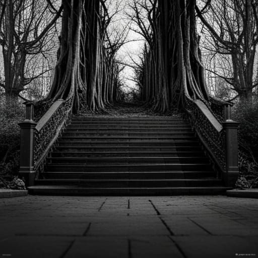 Intricate Horror Movie Scene in HDR