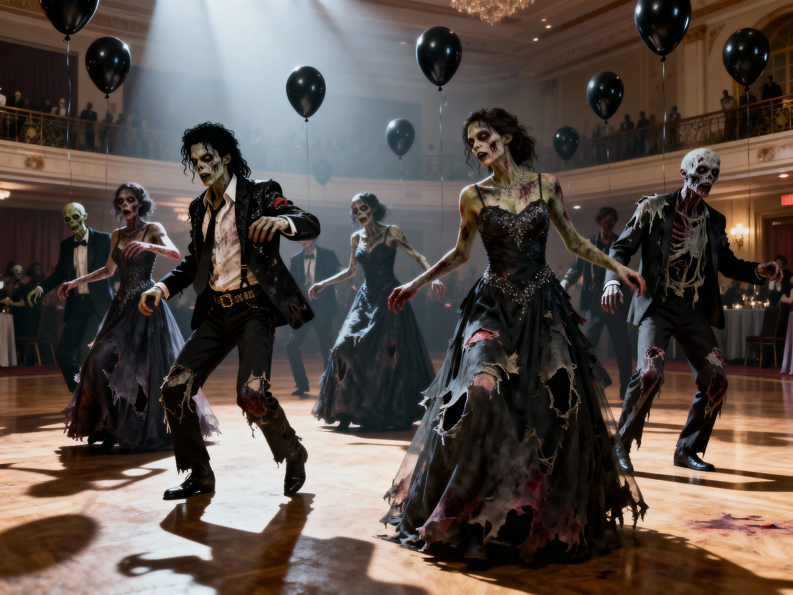 Zombies Dance at Prom in Thriller Style