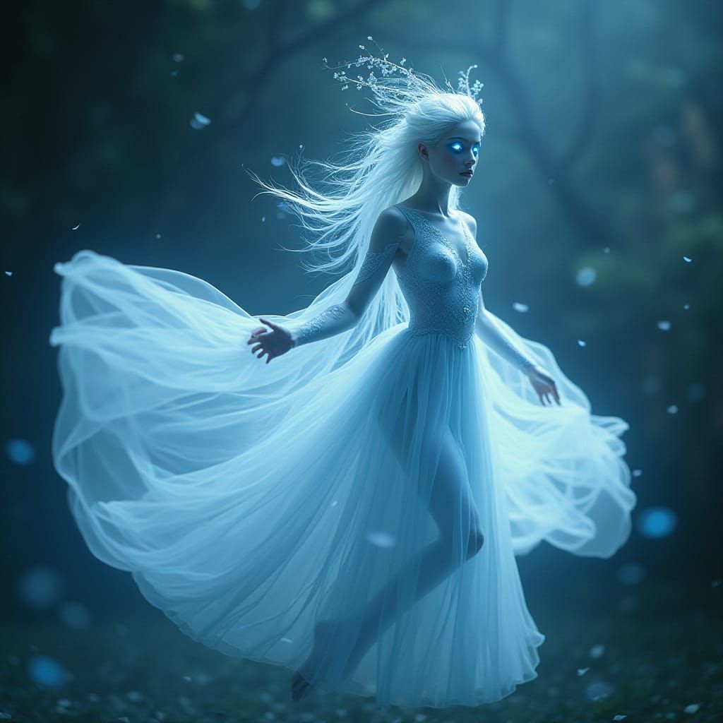 Ethereal Honorspren Sylphrena in Digital Art Style