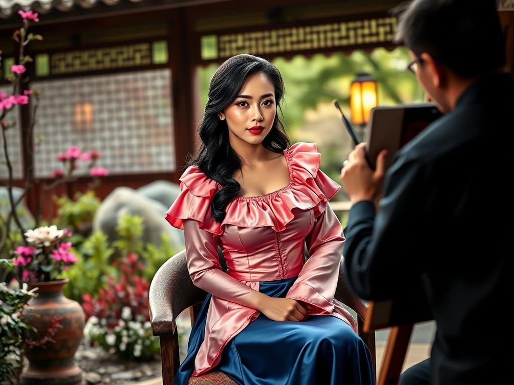 Posing for a portrait 3