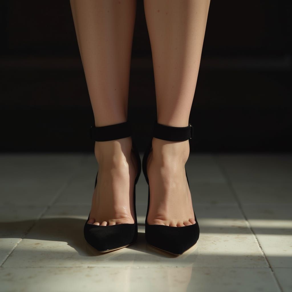 Elegant High Heels: A Realistic Photographic Study