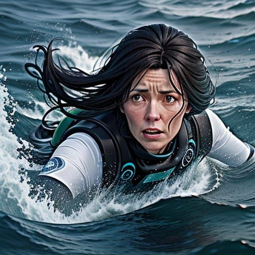 Teacher Drowning in Whirlpool: Cinematic Rescue