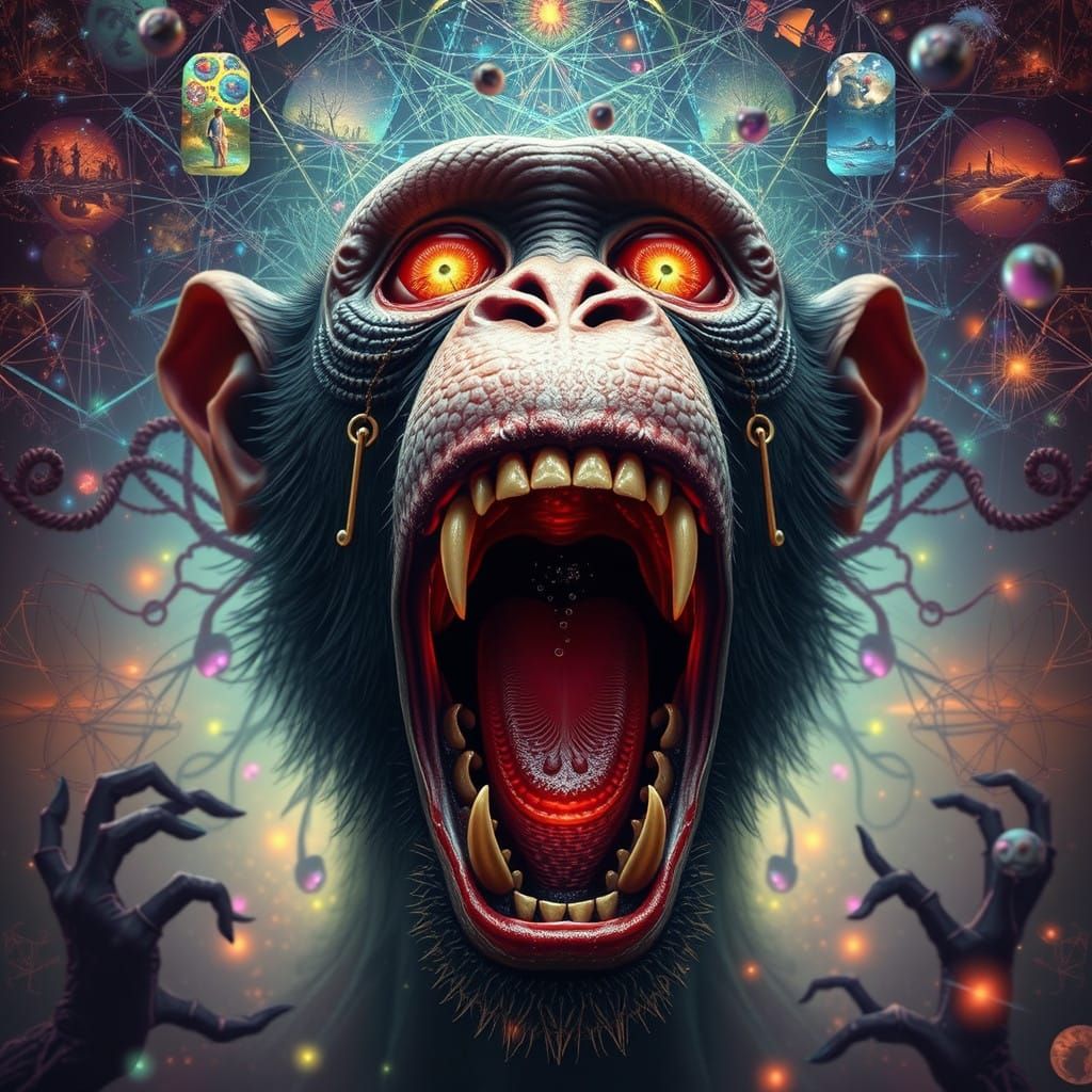 Surreal Cyberpunk Artwork Envisions Mind-Bending Paradox of....