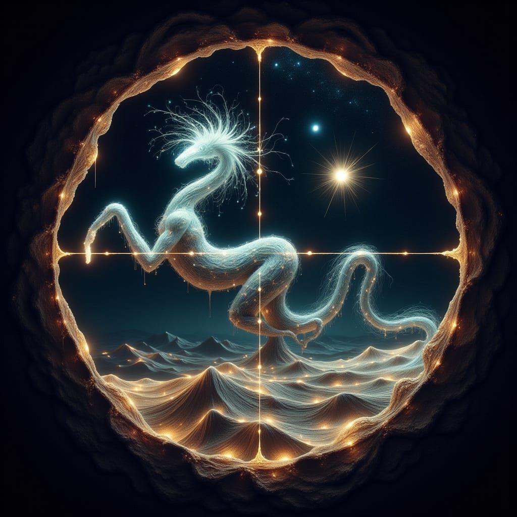 Cosmic Darkness: A Biomechanical Dreamscape