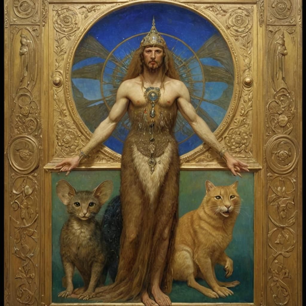 Surreal Animals in Oil Painting Style