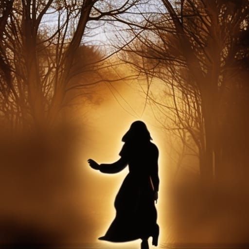 Eerie Shadow Figure Beckons