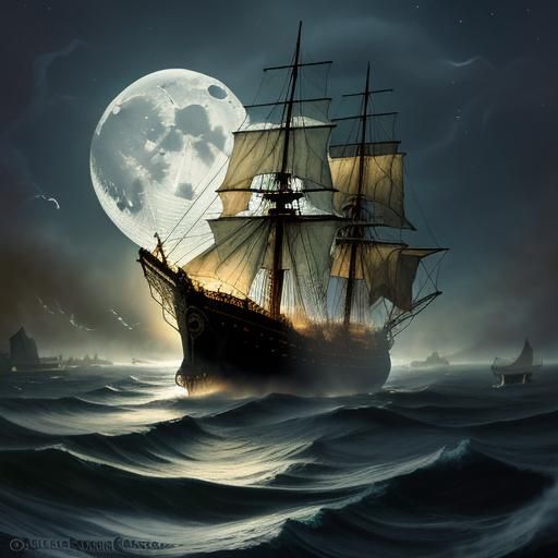 Flying Dutchman Ghost Ship in St. Elmo's Fire